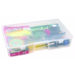 Flambeau Tuff Tainer Caja De Almacenamiento Transparente Doble Núcleo A Granel 41.9X24.8X7.6CM