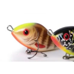 Salmo Slider Hundiendo 7cm Lucio Verde Holográfico -Pesca Equipos Tienda qsd417 salmo slider sinking spotted brown perch detail 550x550w 4